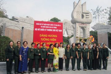 Một số hoạt động của Hội Nữ chiến sỹ Trường Sơn Việt Nam trong dịp 8/3/2018