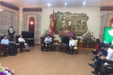 Chủ tịch Ủy ban Nhân dân tỉnh Nam Định làm việc với Chủ tịch Hội Cựu TNXP Việt Nam