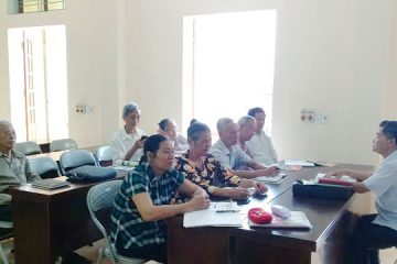 Ban Chấp hành Hội Cựu TNXP huyện Hưng Hà rà soát hồ sơ tồn đọng