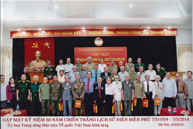 Ủy ban TƯMTTQVN gặp mặt cựu chiến binh và cựu TNXP nhân kỷ niệm 60 năm chiến thắng Điện Biên Phủ