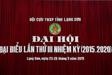 Đại hội đại biểu Hội Cựu TNXP tỉnh Lạng Sơn lần thứ III