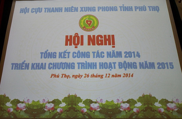 Hội nghi tổng kết 2014 của Hội Cựu TNXP Phú Thọ