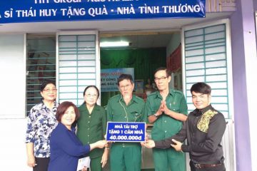 Tỉnh hội Bình Thuận trao nhà và tặng 10 phần quà cho hội viên nghèo