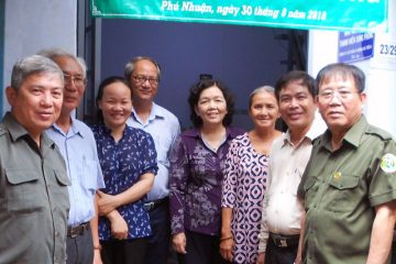 Hội Cựu TNXP quận Phú Nhuận trao tặng nhà tình thương