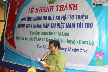 Khánh thành nhà tình nghĩa cho cựu TNXP ở Cam Lộ