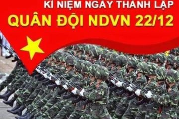 Chúc mừng ngày truyền thống Quân đội nhân dân Việt Nam
