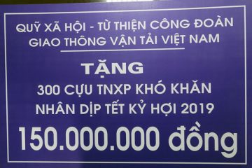 Hàng trăm phần quà của Công đoàn Giao thông – Vận tải Việt Nam được chuyển đến các cựu TNXP khó khăn nhân dịp Tết Kỷ Hợi