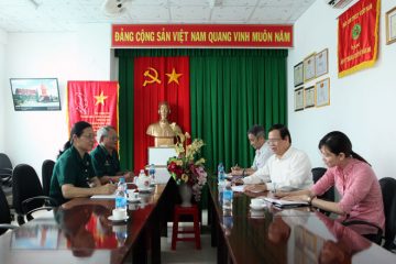 Đoàn công tác Hội Cựu TNXP Việt Nam thăm và làm việc tại Cần Thơ