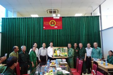 Hội Cựu TNXP huyện Duy Xuyên đến thăm Trung ương Hội Cựu TNXP Việt Nam