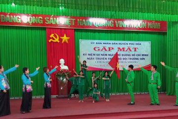 Phú Hòa gặp mặt kỷ niệm 60 năm ngày mở Đường Hồ Chí Minh, ngày truyền thống bộ đội Trường Sơn (19/5/1959 – 19/5/2019)
