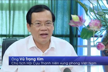 Chủ tịch Hội Cựu TNXP Việt Nam Vũ Trọng Kim trả lời phỏng vấn nhân ngày 15/7