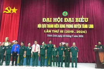 Hội Cựu TNXP huyện Tánh Linh tổ chức Đại hội đại biểu lần thứ III