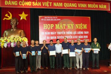 Hội Cựu TNXP tỉnh Bà Rịa – Vũng Tàu họp mặt sơ kết 6 tháng đầu năm và ra quân hưởng ứng phong trào an toàn giao thông năm 2019