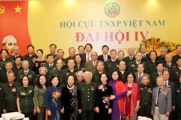 Đồng chí Vũ Trọng Kim tái đắc cử Chủ tịch Trung ương Hội Cựu thanh niên xung phong Việt Nam