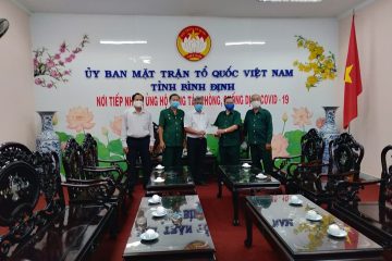 Hội Cựu TNXP tỉnh Bình Định  hỗ trợ phòng chống dịch covid – 19