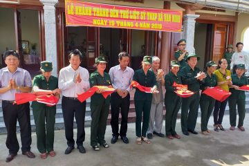 Hội Cựu TNXP Vạn Ninh thực hiện tốt công tác chăm sóc Nghĩa trang liệt sỹ
