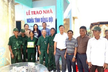 Bình Thuận trao 4 nhà “Nghĩa tình đồng đội”