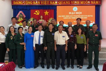 Đại hội đại biểu Hội Cựu TNXP huyện Tân Hưng lần thứ III