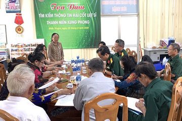 Tỉnh hội Bình Thuận tổ chức tọa đàm tìm kiếm thông tin hài cốt liệt sĩ TNXP