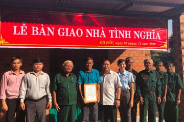 Hoàn thành 12 căn nhà tình nghĩa tặng cựu thanh niên xung phong Tây Ninh