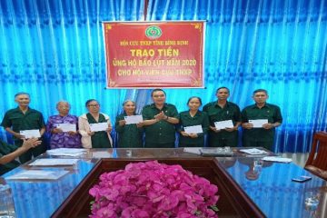 Hội Cựu TNXP tỉnh Bình Định làm công tác nghĩa tình đồng đội