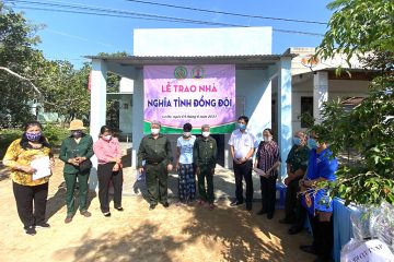 Công ty xổ số kiến thiến Bình Thuận trao nhà “ Nghĩa tình đồng đội” cho cựu TNXP có hoàn cảnh khó khăn
