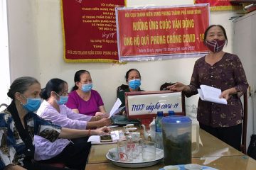 Hội Cựu TNXP tỉnh Ninh Bình tham gia phòng chống dịch covid-19