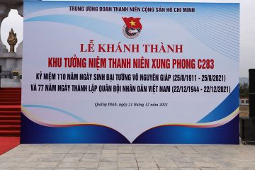 Khánh thành khu tưởng niệm thanh niên xung phong C283 tại Quảng Bình