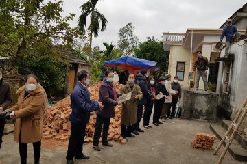 Tỉnh hội Ninh Bình tổ chức lễ khởi công xây nhà cho nữ cựu TNXP