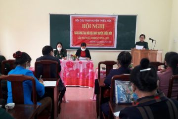 Huyện hội Thiệu Hóa ra mắt ban công tác nữ cựu TNXP