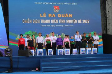 Trung ương Đoàn tổ chức ra quân chiến dịch Thanh niên tình nguyện hè năm 2022