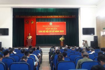 Hội Cựu TNXP tỉnh Thanh Hóa  tổ chức tập huấn cán bộ hội cơ sở năm 2022