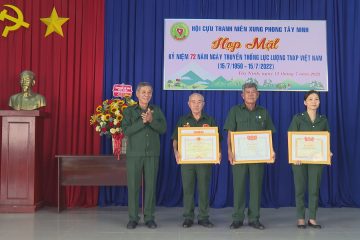 Tây Ninh họp mặt kỷ niệm 72 năm ngày Truyền thống lực lượng thanh niên xung phong