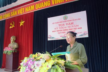 Hội Cựu TNXP xã Hà Lĩnh tọa đàm kỷ niệm 72 năm ngày truyền thống