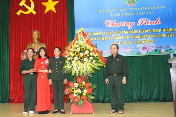 Ban Công tác nữ cựu TNXP Thanh Hóa tọa đàm về ngày Phụ nữ Việt Nam, giao lưu văn nghệ “tiếng hát át tiếng bom”