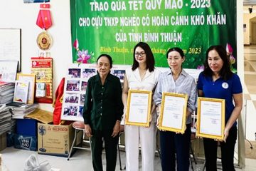 Tỉnh hội Bình Thuận trao 177 phần quà Tết cho hội viên nghèo…