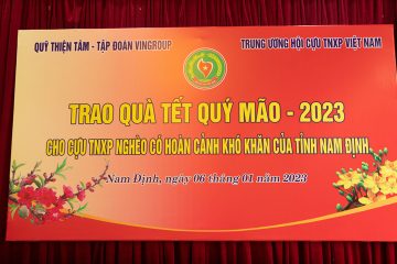Tỉnh hội Nam Định tổ chức trao quà Tết của Tập đoàn VinGroup cho cựu TNXP có hoàn cảnh khó khăn