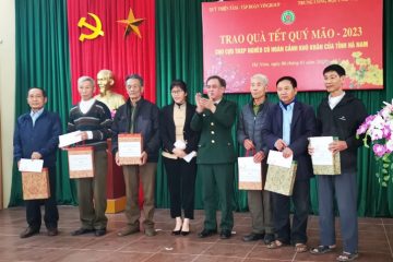 Tỉnh hội Hà Nam tổ chức trao tặng quà Tết Quý Mão cho hội viên có hoàn cảnh đặc biệt khó khăn