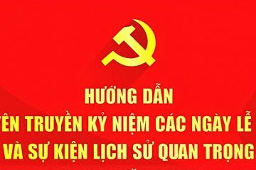 Hướng dẫn tổ chức các hoạt động kỷ niệm các ngày lễ lớn  và sự kiện lịch sử quan trọng trong 03 năm 2023 – 2025