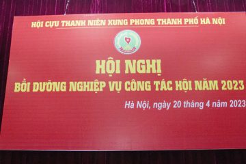 Thành hội Hà Nội tổ chức tập huấn công tác Hội năm 2023