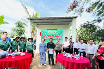 Tỉnh hội Bình Thuận tổ chức trao nhà “Nghĩa tình đồng đội”