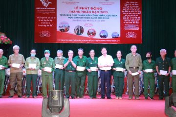 Hội Cựu TNXP  tỉnh Nam Định phối hợp thực hiện công tác nghĩa tình đồng đội