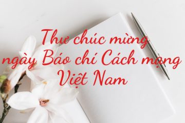 Thư chúc mừng ngày Báo chí Cách mạng Việt Nam của cộng tác viên