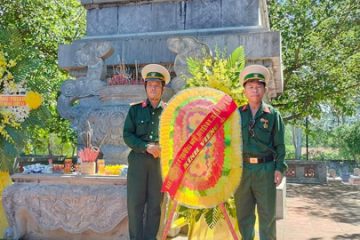 Hoạt động tri ân kỷ niệm 76 năm  ngày Thương binh – Liệt sỹ  của Ban Liên lạc Trường Sơn huyện Quảng Ninh
