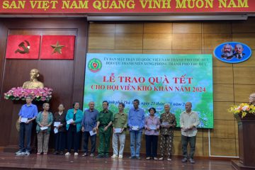 Hội Cựu TNXP  Thành phố Hồ Chí Minh chăm lo tết Giáp Thìn 2024 cho hội viên có hoàn cảnh khó khăn