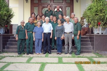 Cựu TNXP Tây Ninh thăm nguyên Chủ tịch nước Nguyễn Minh Triết