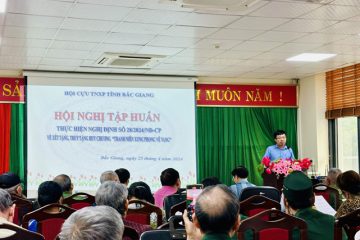 Hội Cựu TNXP tỉnh Bắc Giang tập huấn Nghị định 28/2024/NĐ-CP cho cán bộ chủ chốt