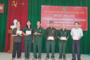 Hội Cựu TNXP Quảng Xương sơ kết công tác hội 6 tháng đầu năm