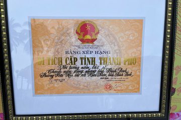 Lễ đón nhận bằng Di tích lịch sử cấp tỉnh “Nơi tưởng niệm liệt sĩ Thanh niên xung phong tỉnh Bình Định”