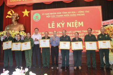 Bà Rịa – Vũng Tàu khen thưởng nhiều cựu thanh niên xung phong